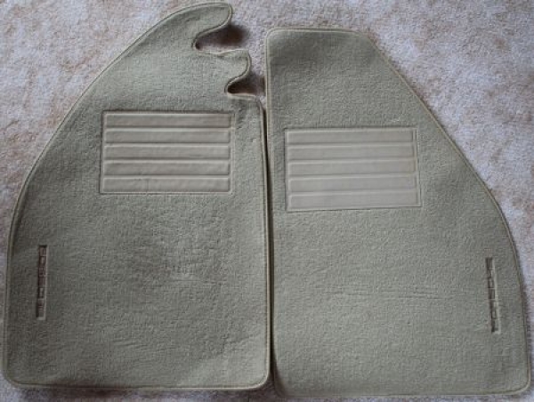 Porsche 911 Fußmattensatz mit Lederrand und Logo (9494)